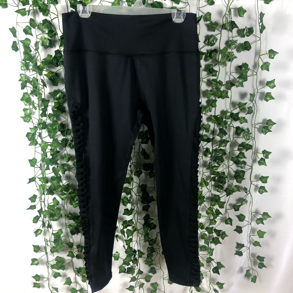 Aerie Black Detailed Leggings